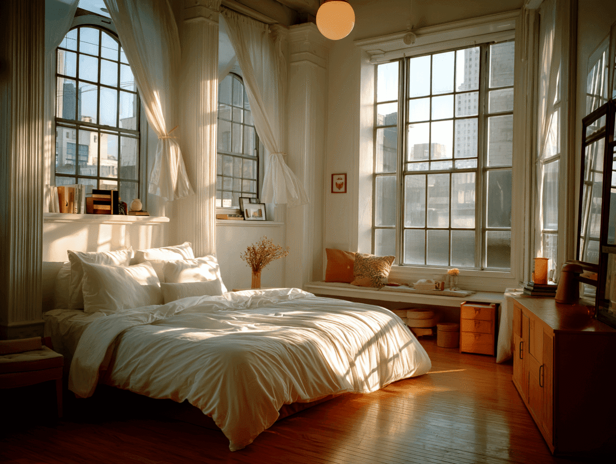 Clean-white-bedding - dailyglowandgrow A bedroom set with clean bedding